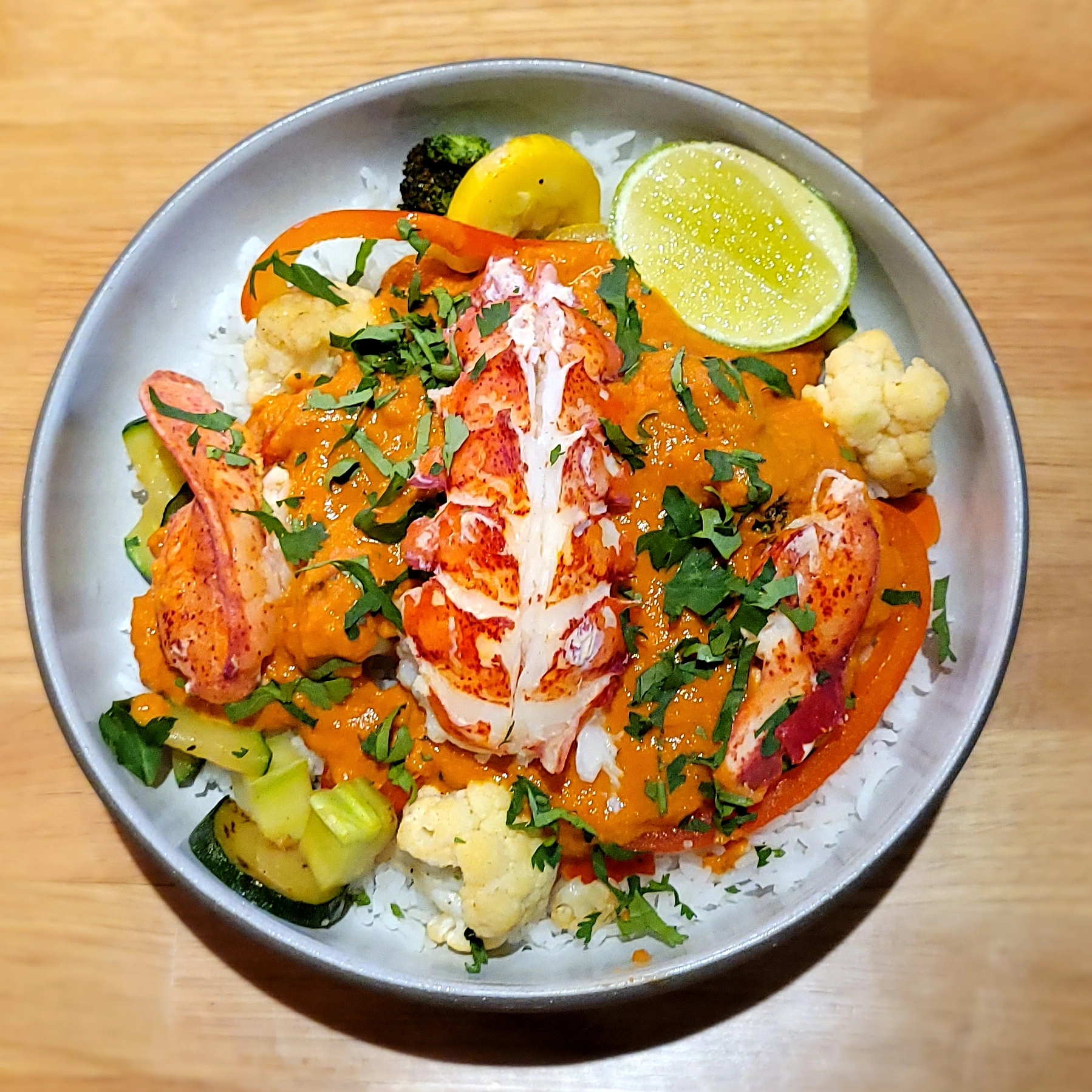 a picture of a lobster dish